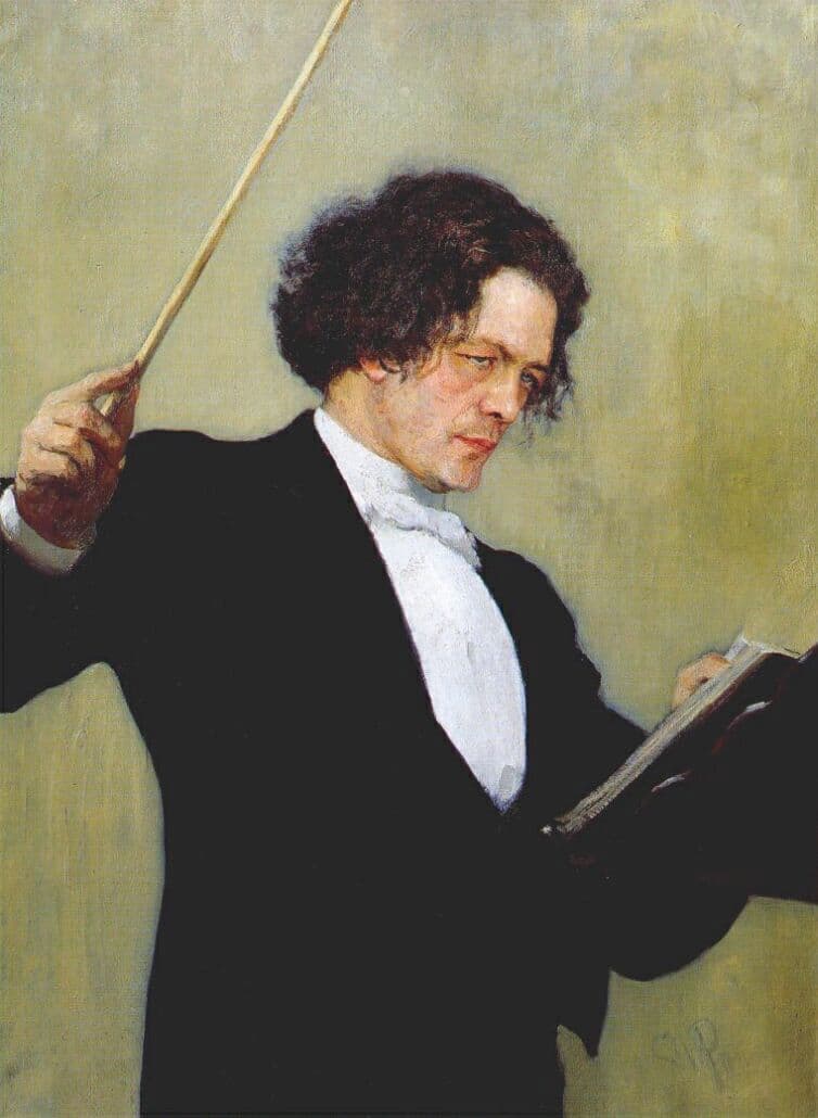 Portrait of the Composer Anton Rubinstein by Ilya Repin