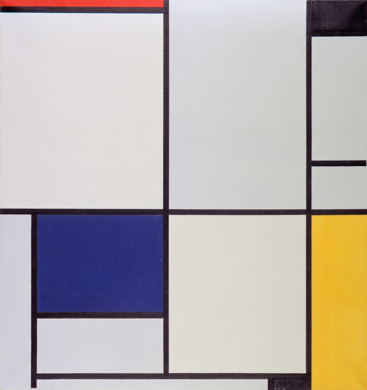 Mondrian: Tableau I, 1921, Kunstmuseum Den Haag
