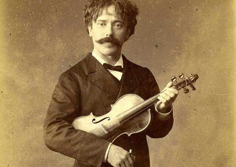 Photo of violinist Pablo de Sarasate