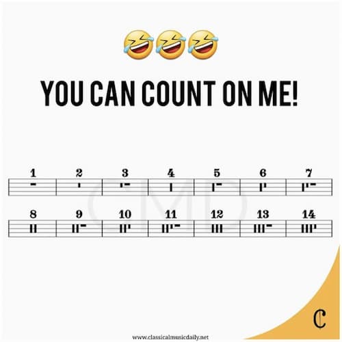 you can count on me music joke