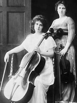 Cellists May and Beatrice Harrison, c. 1920s