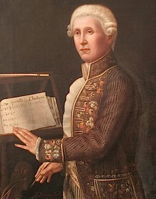 Luigi Boccherini composing