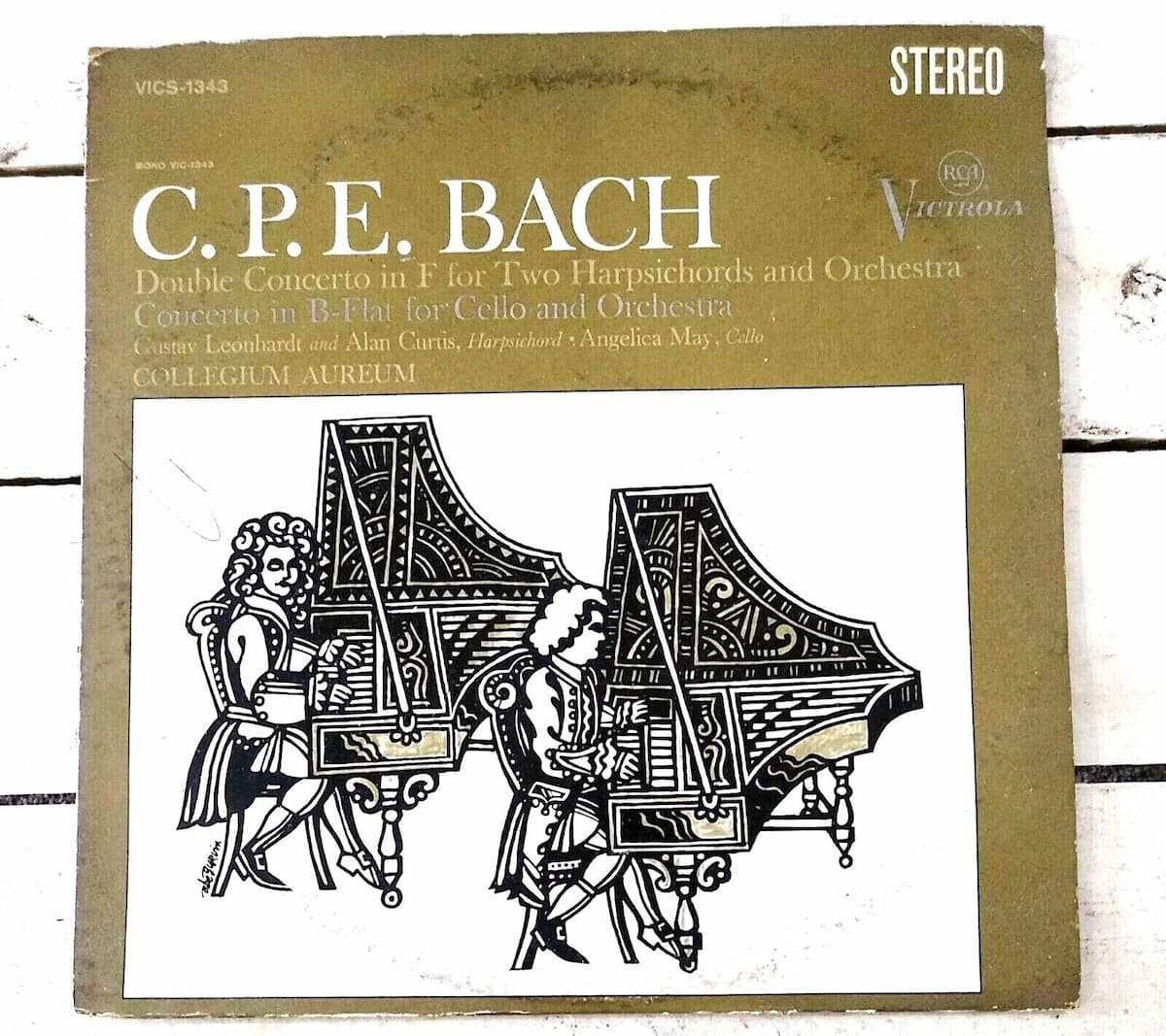 Recording cover of C.P.E. Bach's Double Concerto