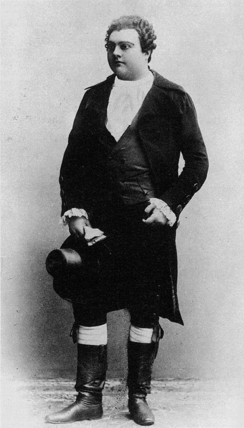Ernest van Dyck in the title role of the opera Werther by Jules Massenet