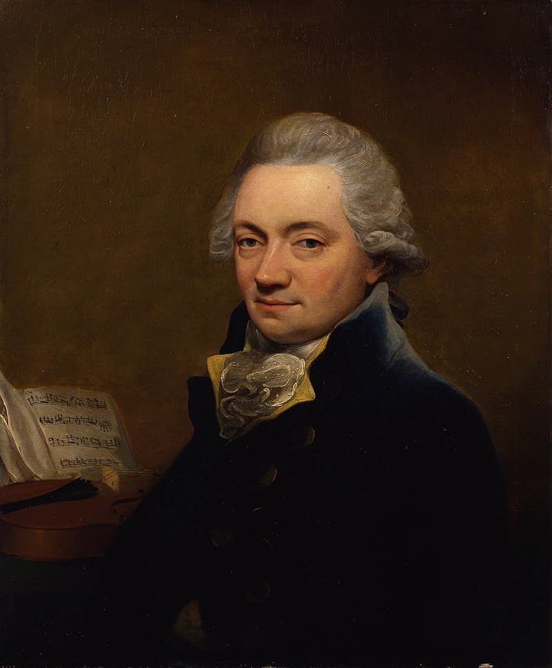 Portrait of Johann Peter Salomon by Thomas Hardy