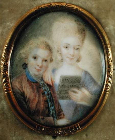Wolfgang and Nannerl Mozart