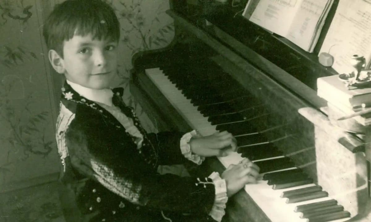 Stephen Hough as a child