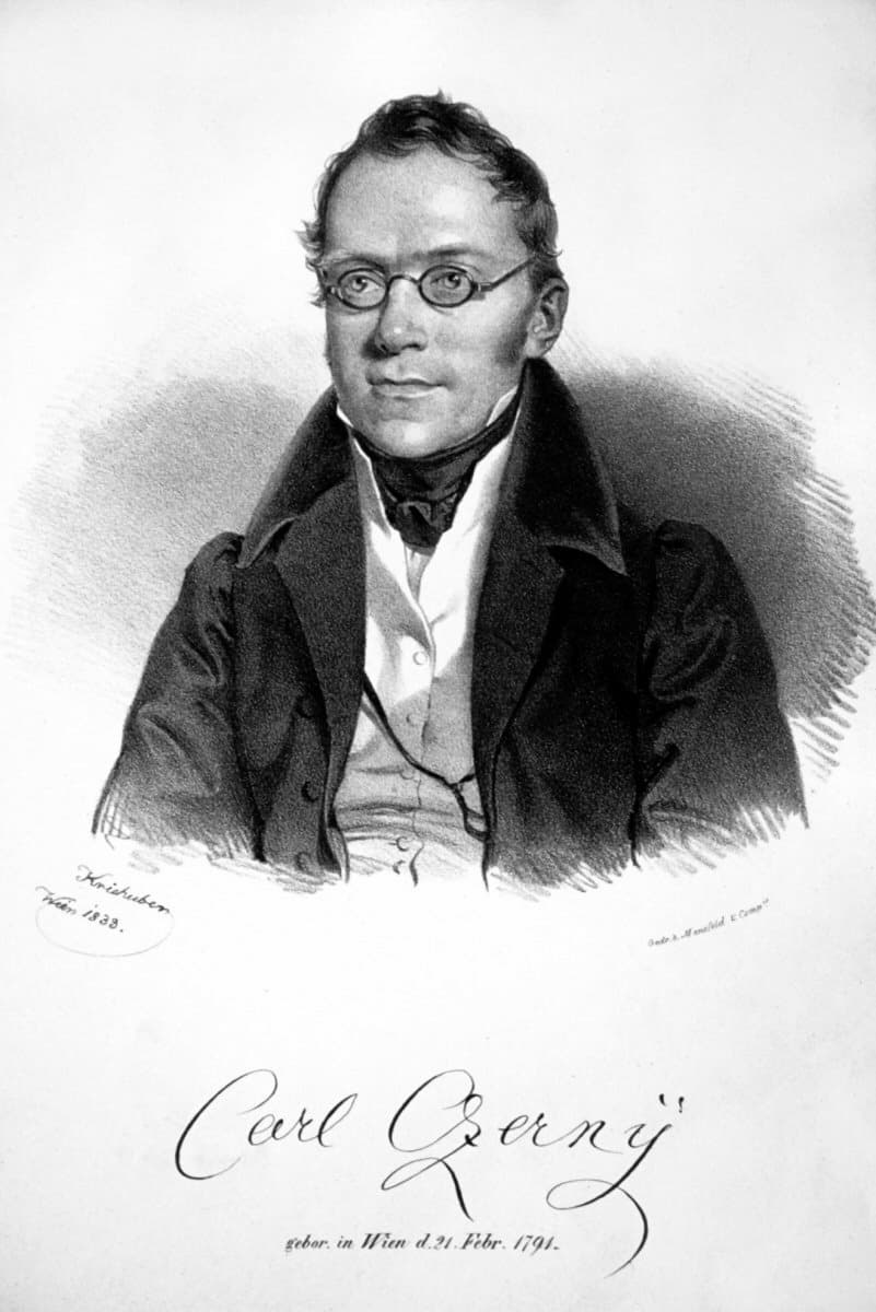 Josef Kriehuber: Carl Czerny, 1833