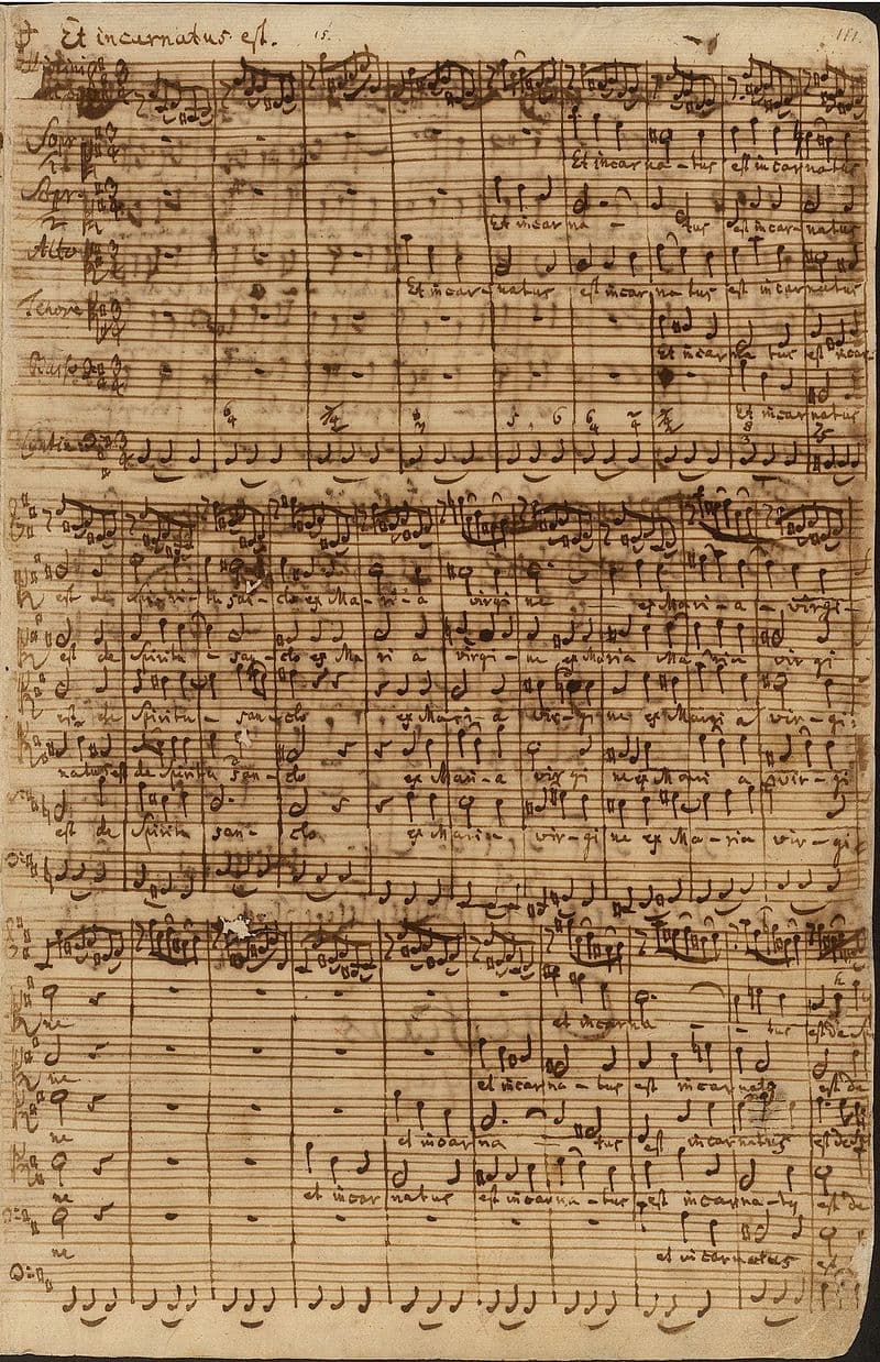 Bach's B minor Mass, BWV 232 music score