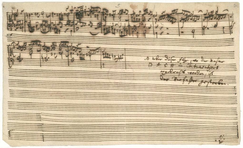 Bach's unfinished fugue 