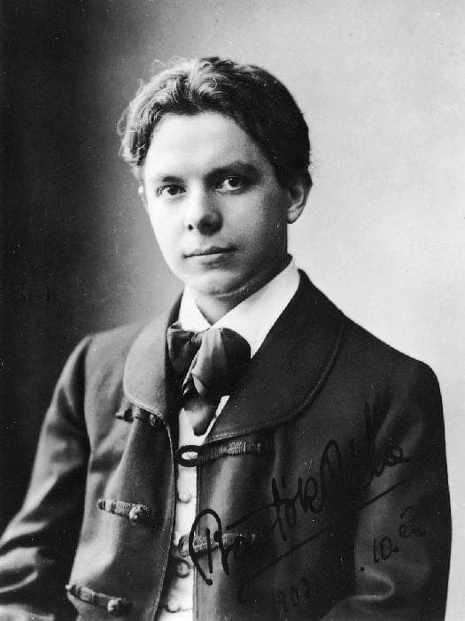 Béla Bartók at age 22