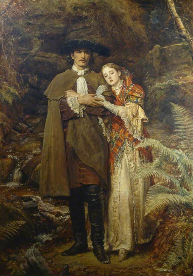 J.E. Millais: The Bride of Lammermoor, 1878 (Bristol Museum and Art Gallery)