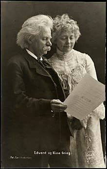 Edvard Grieg and Nina Hagerup