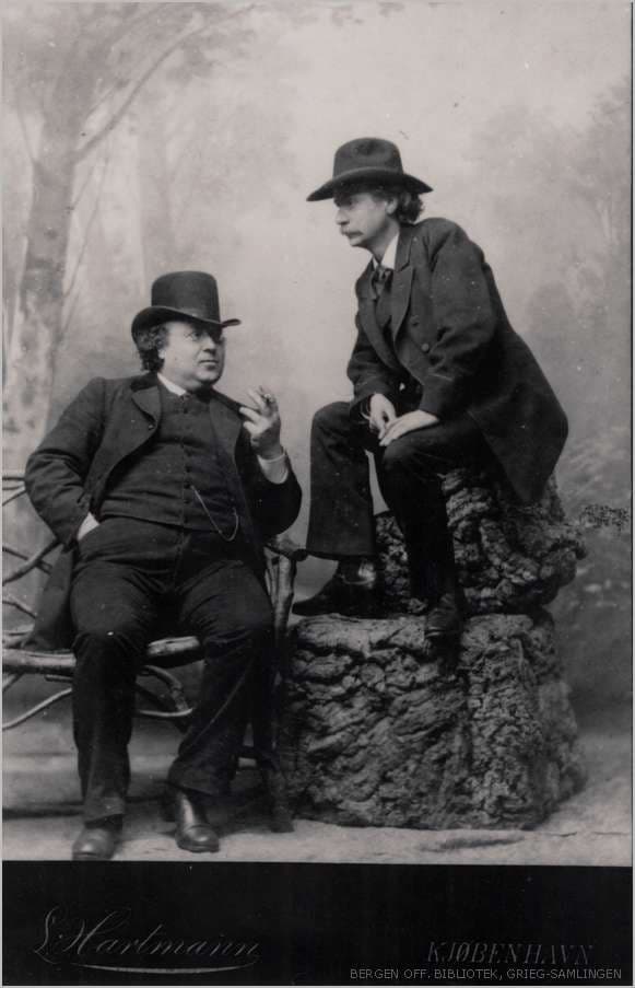 Edvard Grieg and Christian Emil Horneman