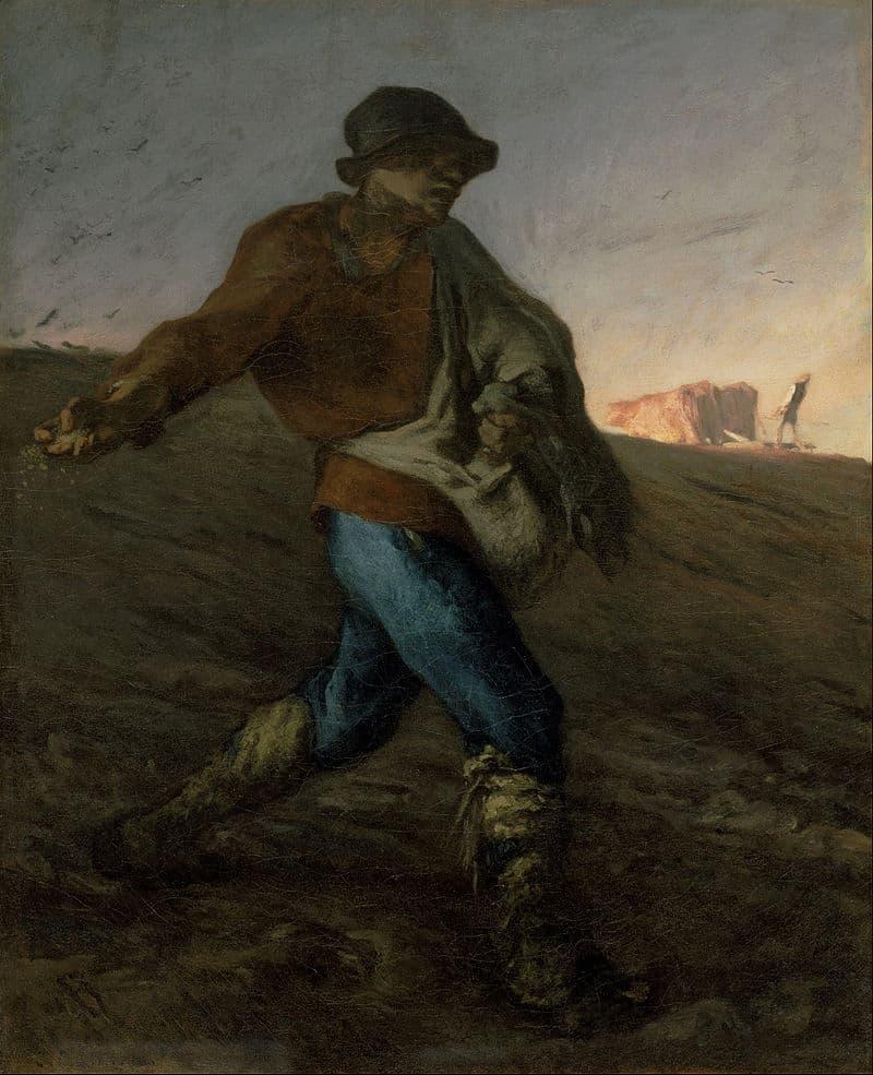 Millet: The Sower, 1850 (Boston: Museum of Fine Arts)