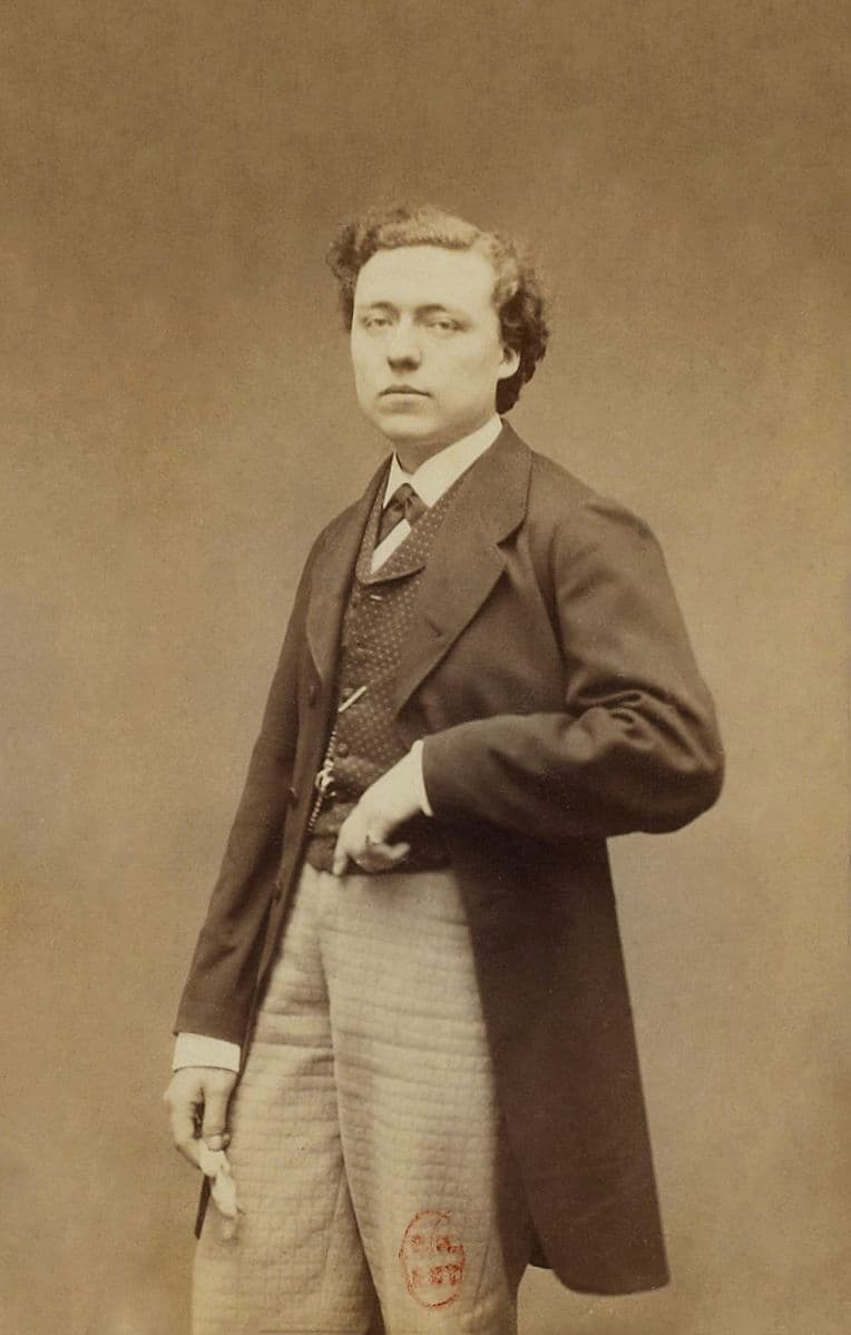 Étienne Carjat: Louis-Joseph Diémer, ca. 1860 (Bibliothèque nationale de France)