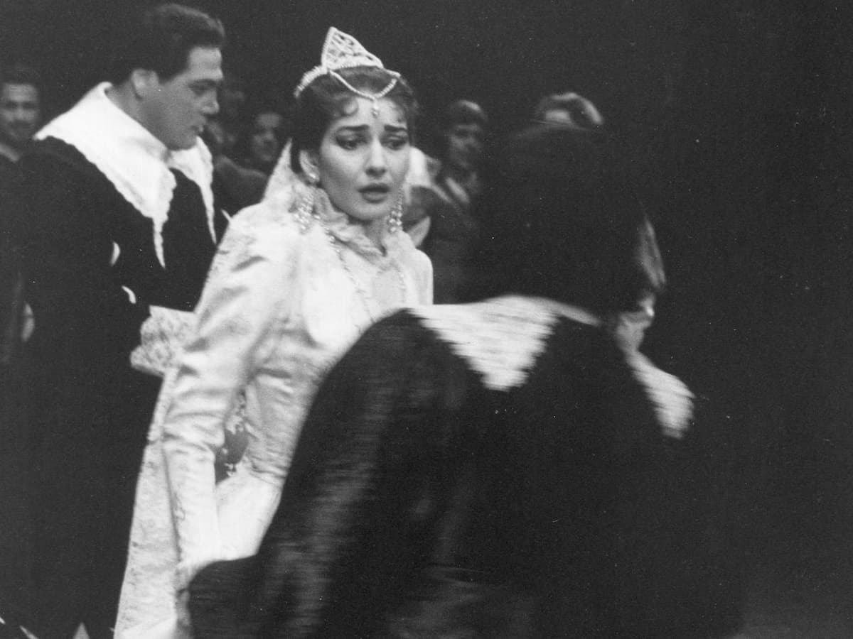 Maria Callas in Lucia di Lammermoor, 1955, Metropolitan Opera