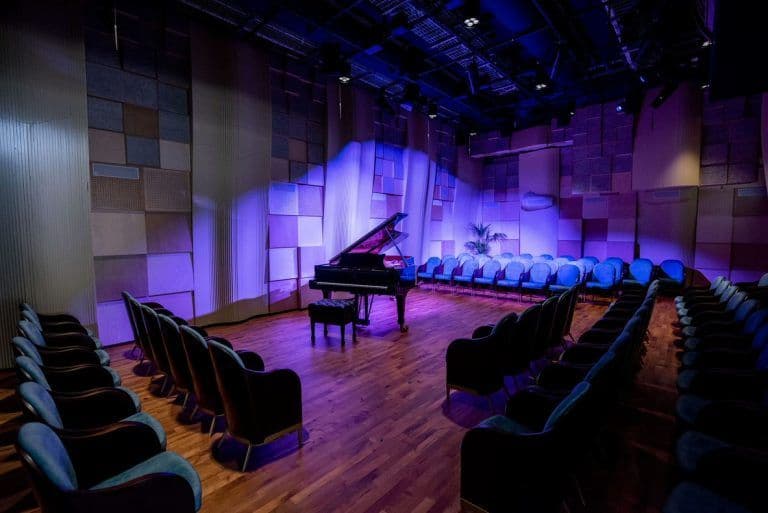 New hall at the World Heart Beat Music Academy