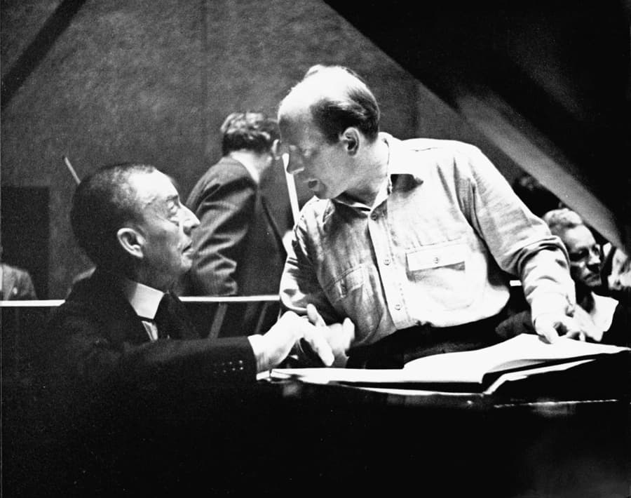 Sergei Rachmaninoff and Eugene Ormandy, 1938
