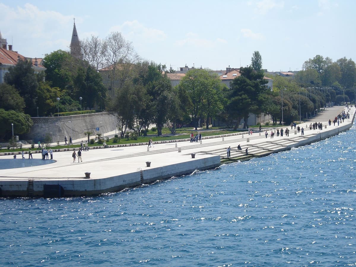 Sea Organ in Zadar, Croatia