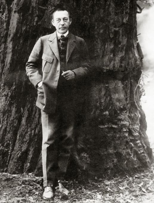 Sergei Rachmaninoff in California, 1919