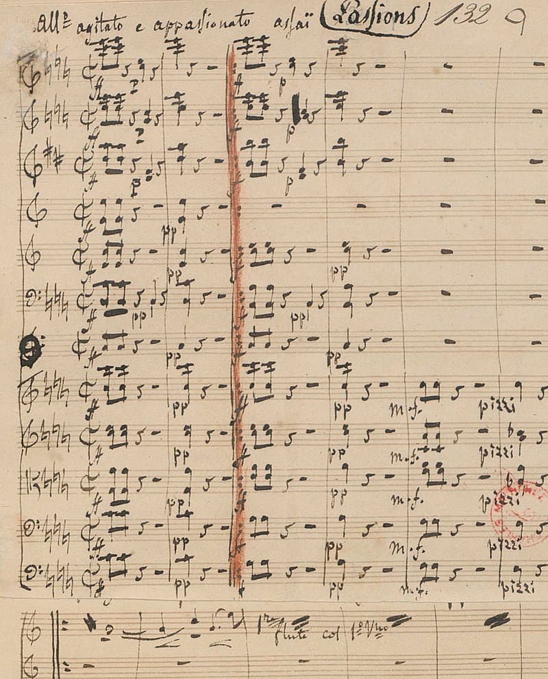 Score of Berlioz's Symphonie Fantastique - Passions