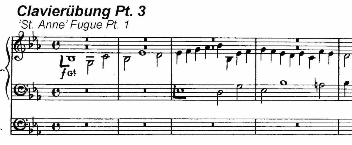 Bach's fugue "St. Anne"
