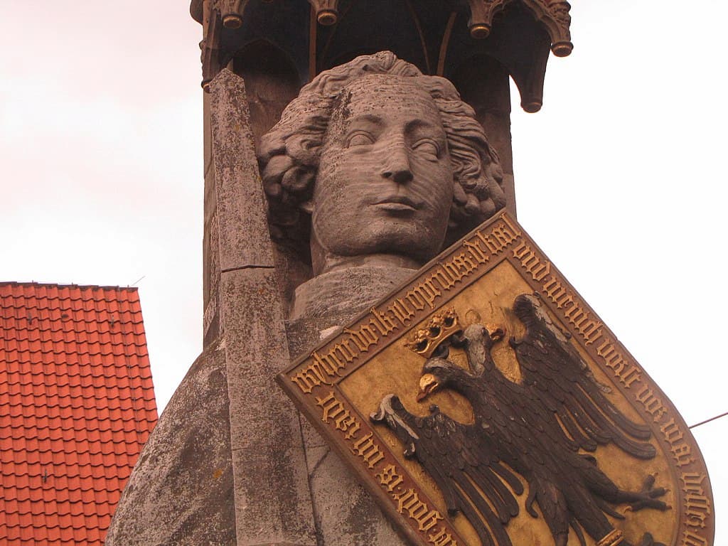 Statue of Orlando in Bremen, Germany