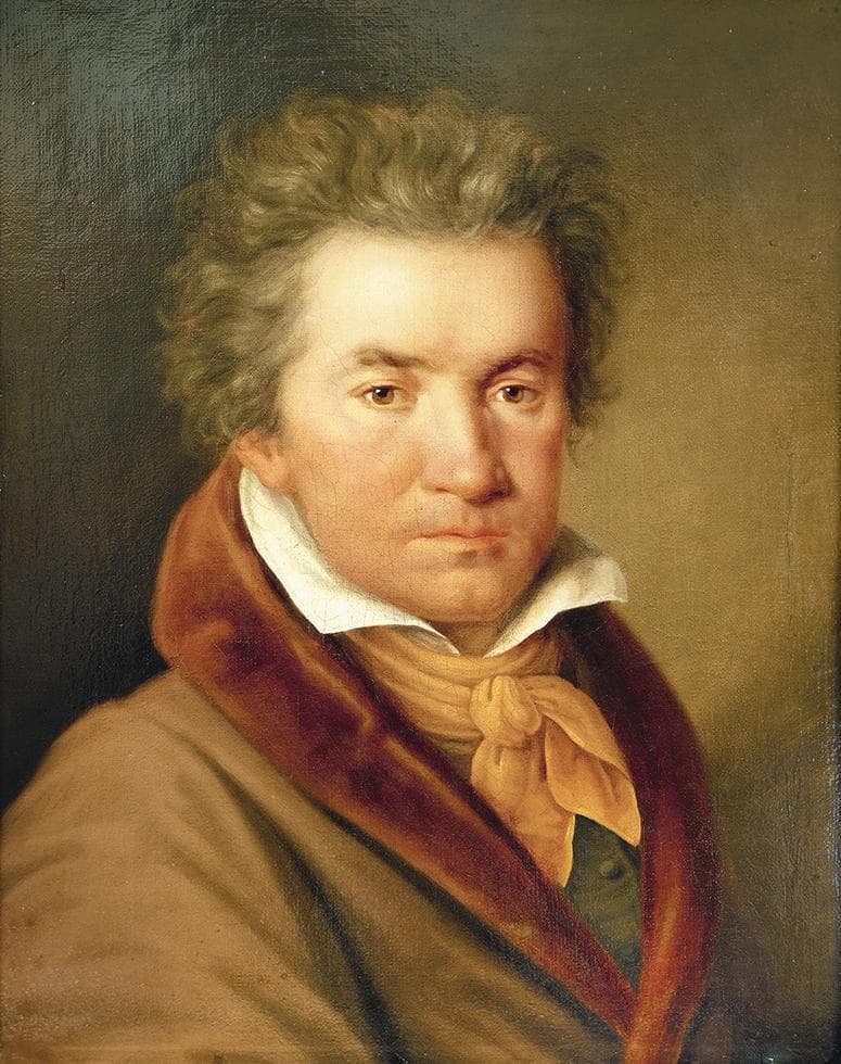 Portrait of Ludwig van Beethoven by Joseph Willibrord Mähler, 1815