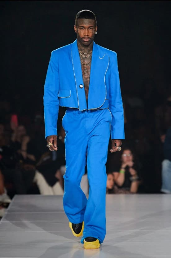 Pyer Moss, Spring 2020, Ready-to-Wear - Guitar Lapel