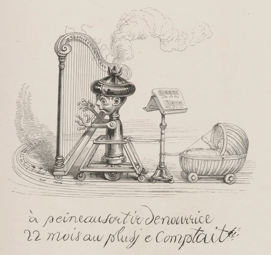 Grandville: The 22-month-old performer, 1843