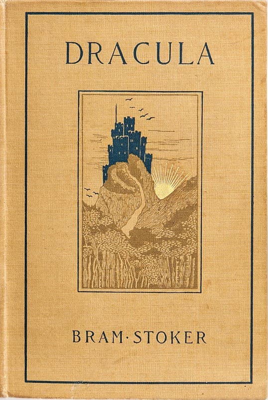 Book cover of Dracula, 1899 edition