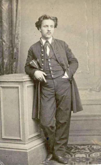 Gabriel Fauré in the uniform of École Niedermeyer de Paris