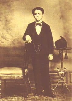 Isaac Albéniz at 12 years old (1872)