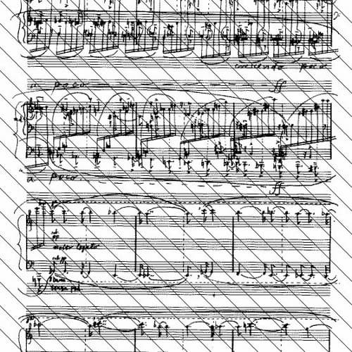 György Ligeti's Piano Concerto music score