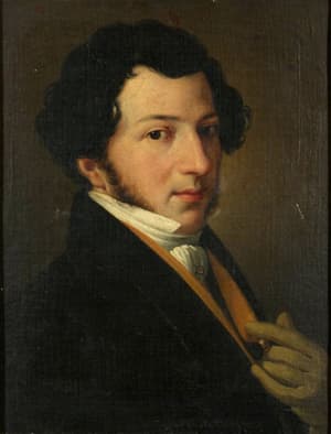 The young Gioachino Rossini, circa 1815