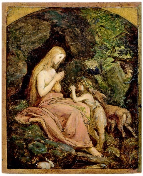 August Leopold Venus: Genoveva with her son