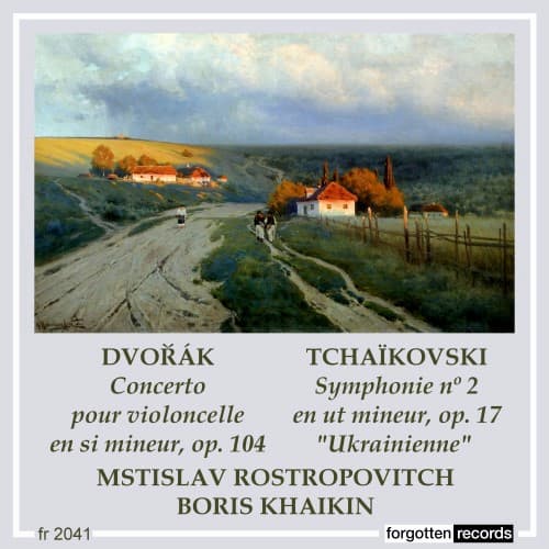 DVORAK, CONCERTO POUR VIOLONCELLE ET ORCHESTRE EN SI MINEUR, OP. 104 recording album cover