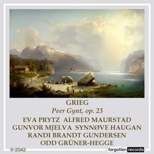 GRIEG-PEER GYNT, OP. 23-EVA PRYTZ-ODD GRÜNER-HEGGE album cover