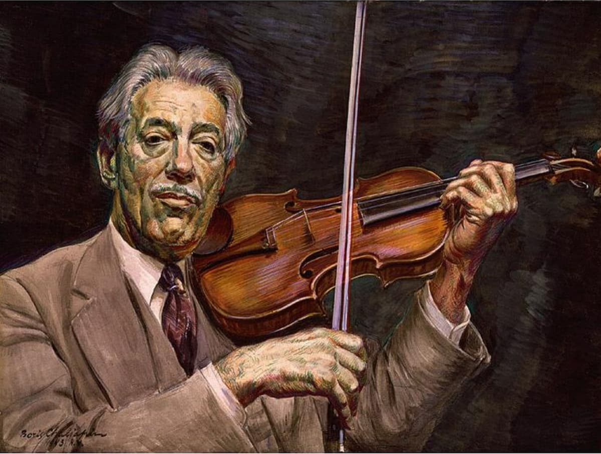 Boris Chaliapin: Fritz Kreisler, 1943 (National Portrait Gallery, Smithsonian Institution; gift of the artist)