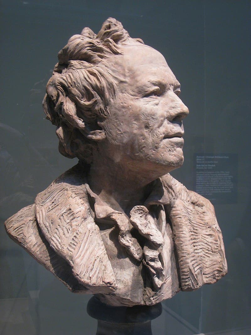 Jean-Antoine Houdon: Bust of composer Christoph Willibald Gluck