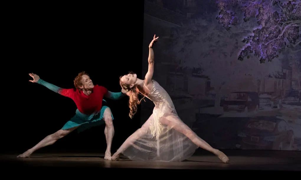 The Royal Ballet: The Dante Project: Paradiso (Edward Watson (Dante) with Sarah Lamb (the heavenly Beatrice)