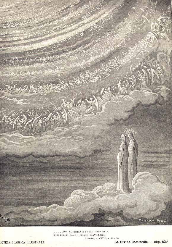 Gustave Doré: Dante and Beatrice see God, 1867
