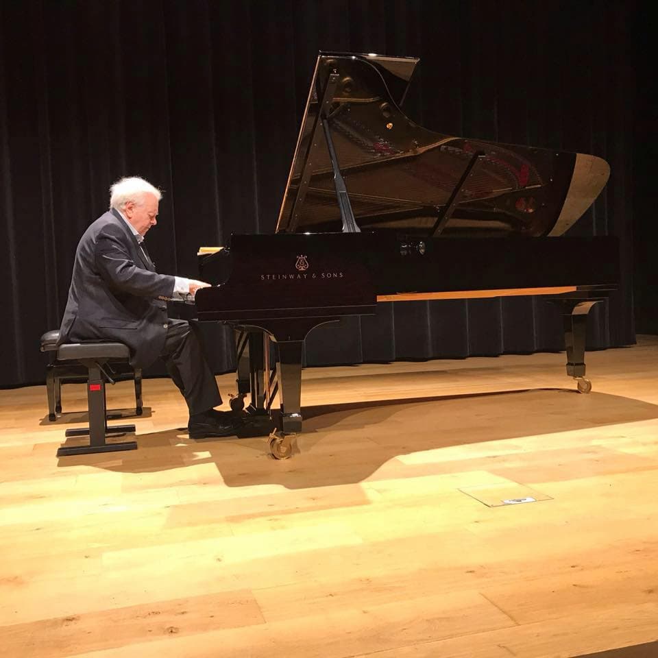 Philippe Entremont at the piano