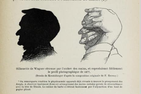 Kreutzburger: Silhouette de Wagner (after Trewey), ca. 1877