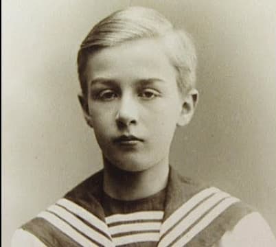 Yevgeny Mravinsky as a boy