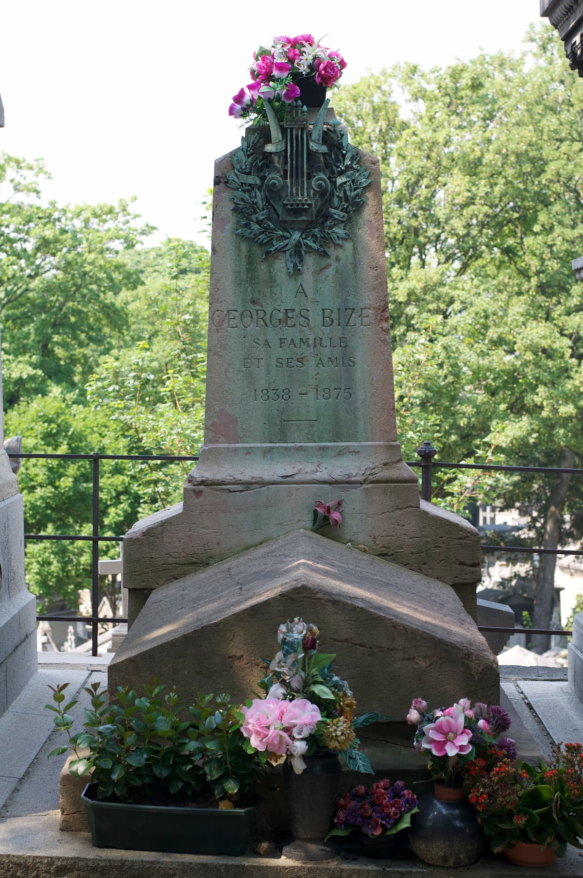 Grave of Georges Bizet, Père Lachaise Cemetery, Paris, France
