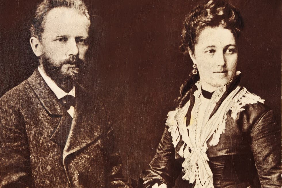 Tchaikovsky and his wife Antonina Miliukova