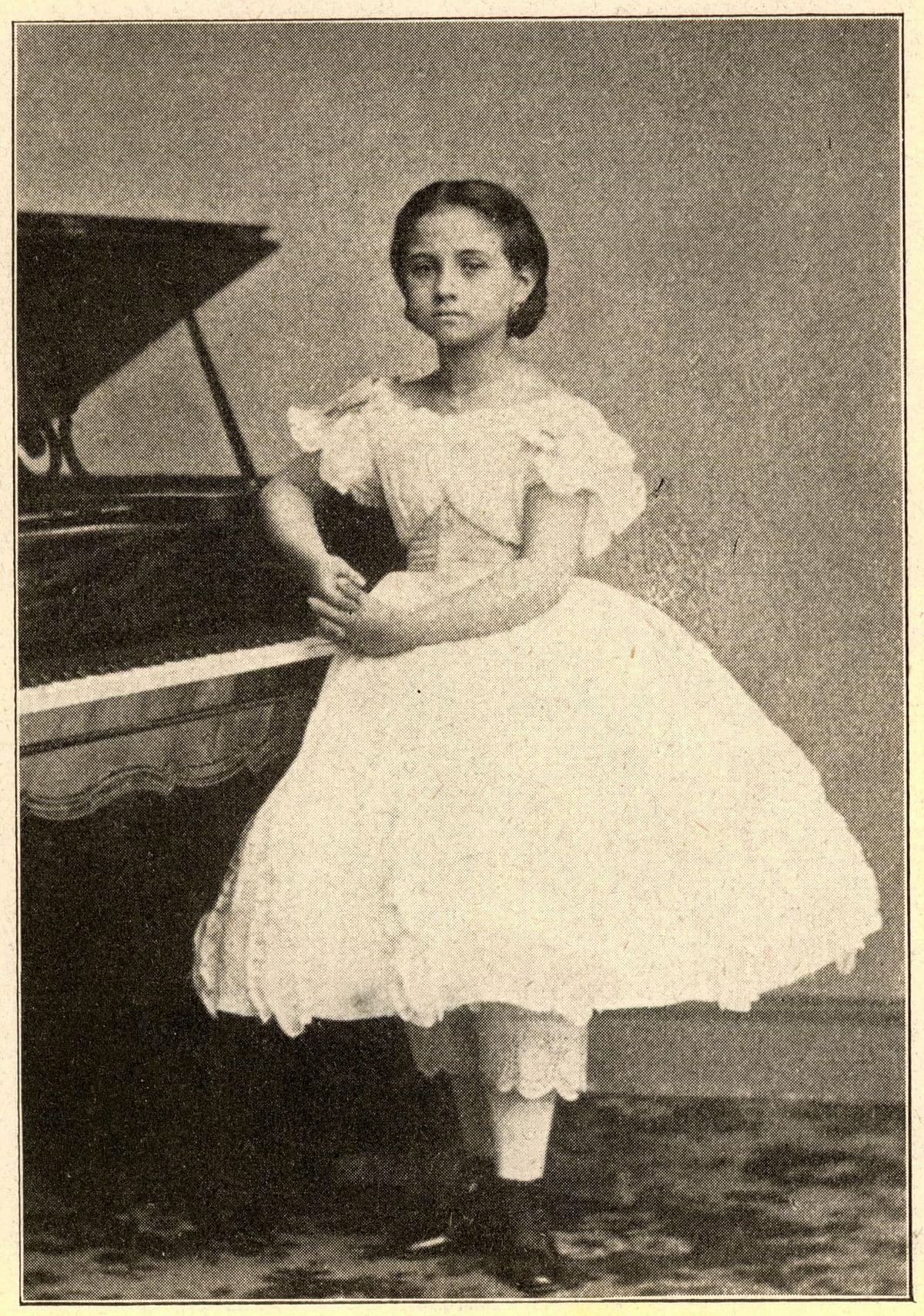 Teresa Carreño as a young girl
