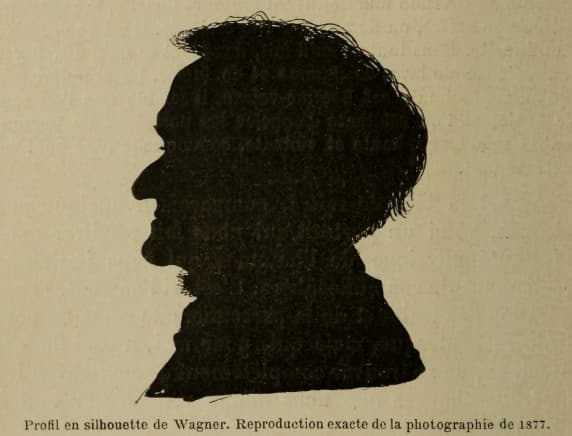 Trewey: Silhouette of Wagner, 1877
